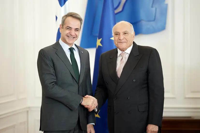 Mr. Attaf received by the Greek Prime Minister