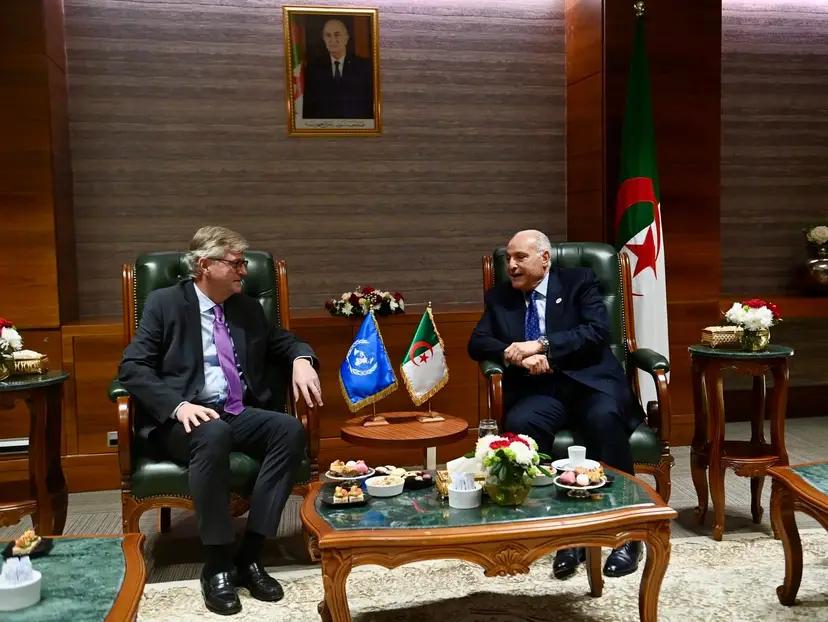 Mr. Attaf received the United Nations Under-Secretary-General in charge of peacekeeping operations