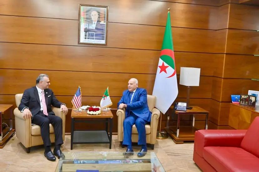 Mr.Attaf receives the Senior Advisor to the President of the United States for Africa